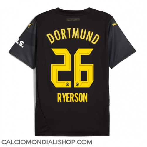 Maglie da calcio Borussia Dortmund Julian Ryerson #26 Seconda Maglia 2024-25 Manica Corta